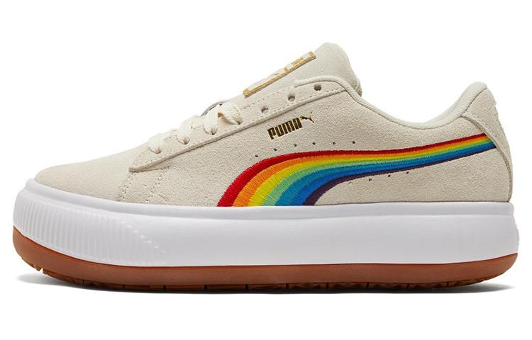 PUMA Suede Mayu Rainbow Whisper White Women s 387239-03 35.5