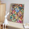 Disney Cartoon Diamond Painting Disney Princess Group Portrait Stained Window Illustration 5D DIY Art Cross Stitch Kit, Mosaic EmbroideryHomeDecorGift