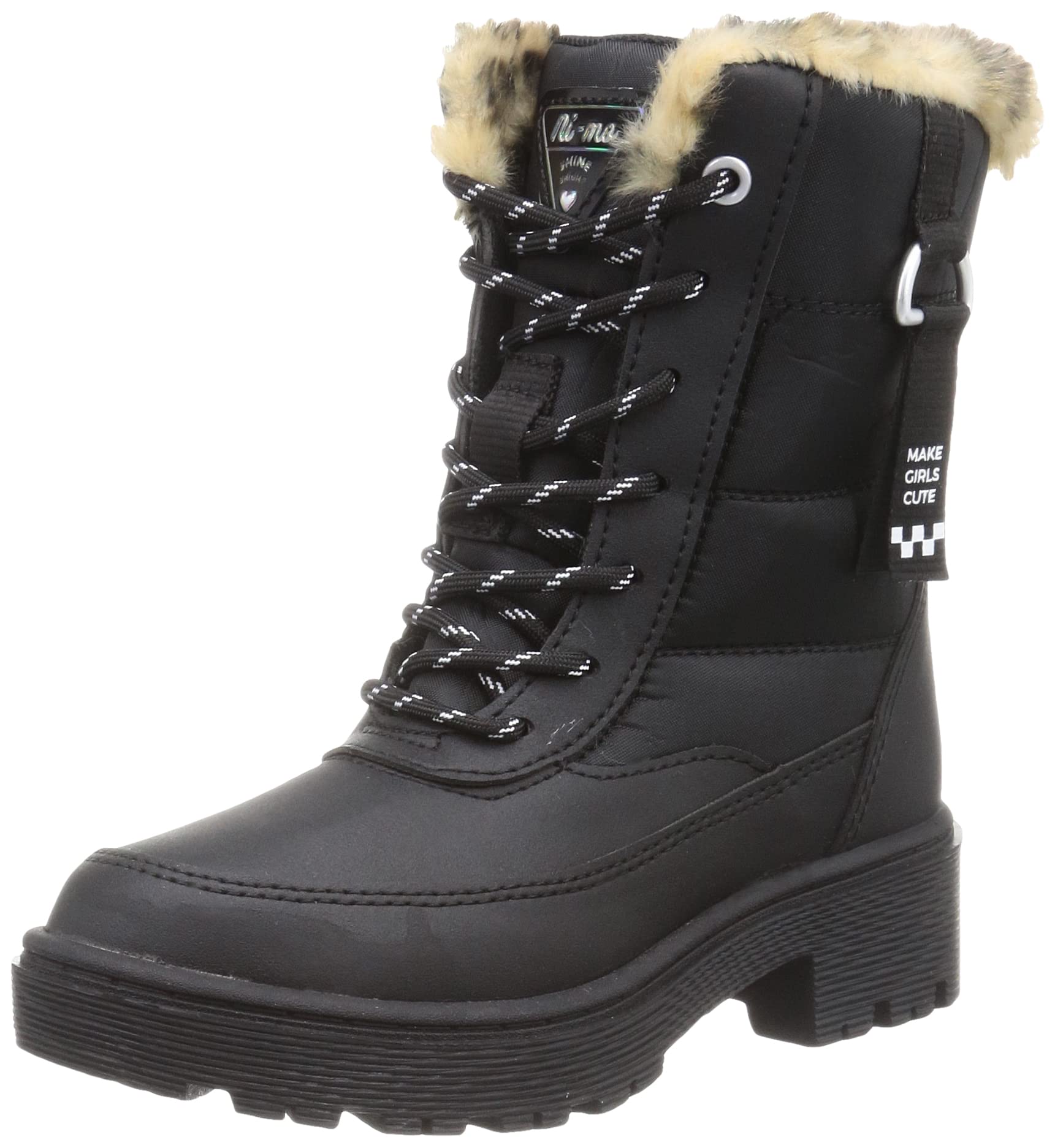 

Кроссовки Moonstar NM WPJ007 2E Ботинки для девочек, Черный, 20.0 см, чёрный