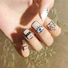 Cross-border Evil Eye Studded Press-On Nails - Wearable, Removable, Finished Nail Art