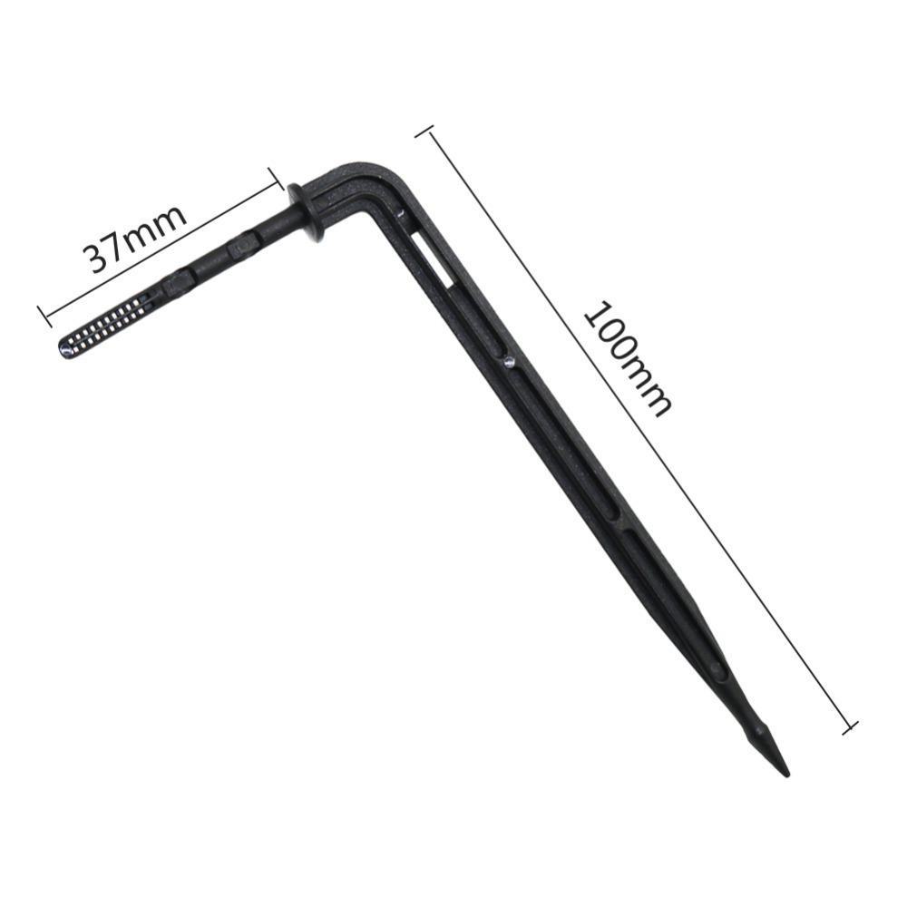 Black Curved Drip Arrow: Ground-Inserted Steady Flow Irrigation Device for Greenhouses and Orchards