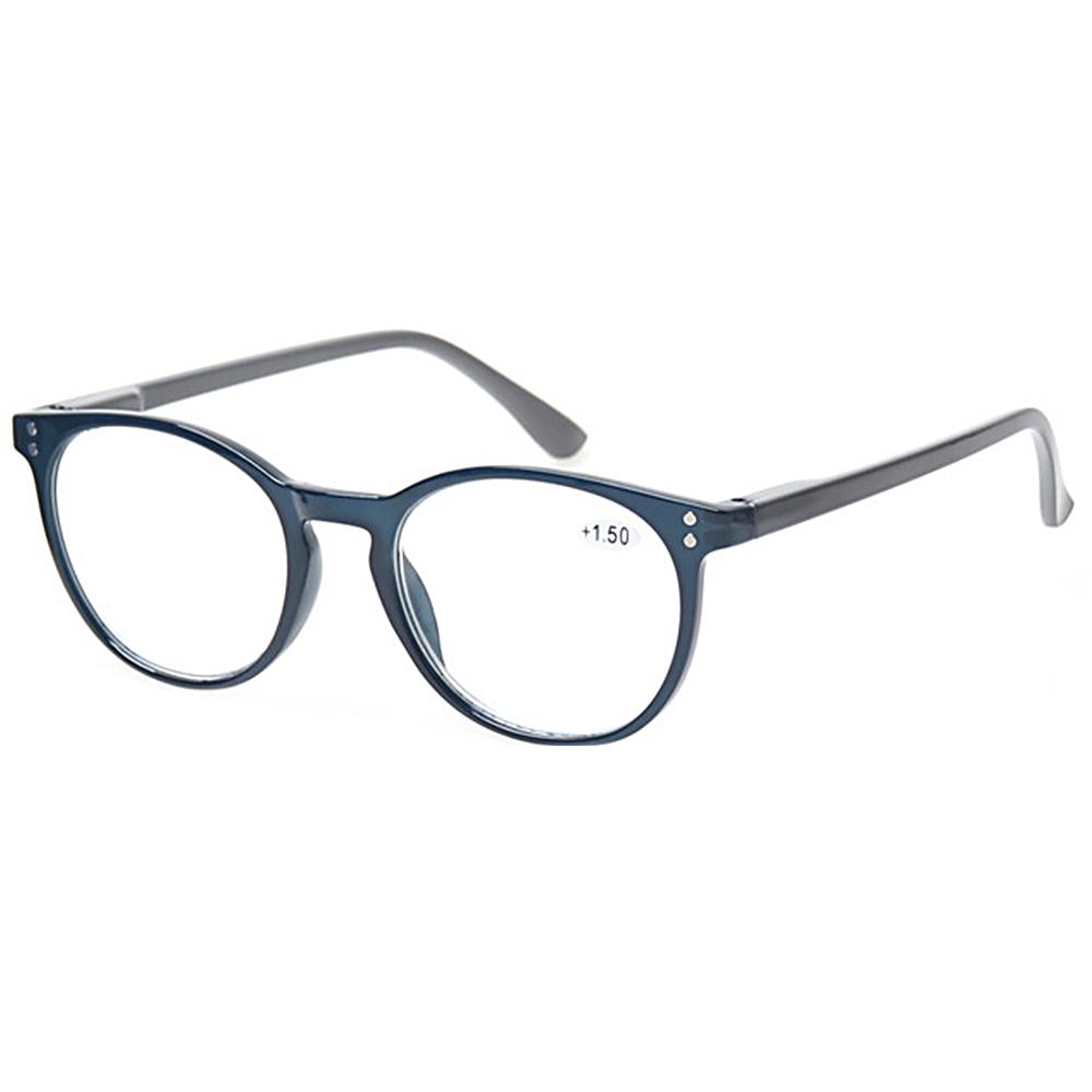 

Reading Eyeglasses Men and Women HD Lenses Blue Light Blocking Timeless Trendy Printed Frame Prescription Eyeglasses+0+400 +75