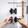 Child Safety Rotary Oven Door Lock - No-Punch Installation for Microwaves & Kitchen Ovens