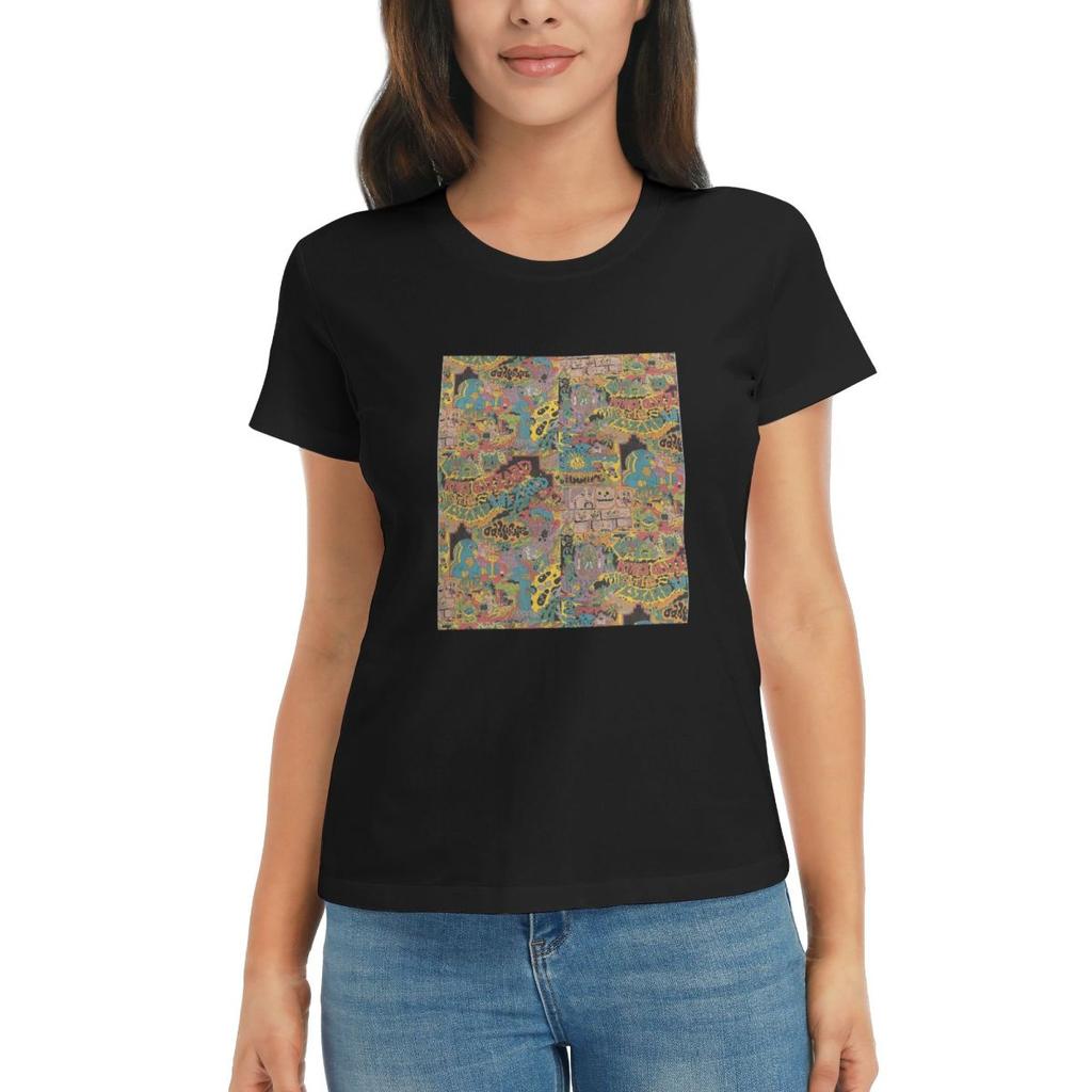 Women TShirt King Gizzard And The Lizard Wizard OddUnisexts Short Sleeve Tees Round Neck Cotton T Shirts Clothes Tops Streetwear