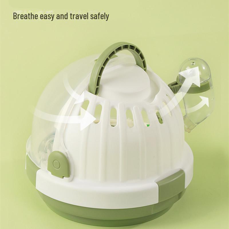 Acrylic Pet Travel Box for Hamsters, Squirrels, and Small Animals