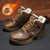 Martin boots men's autumn 2025 new youth casual fashion versatile leather wear-resistant labor insurance high-top trendy shoes