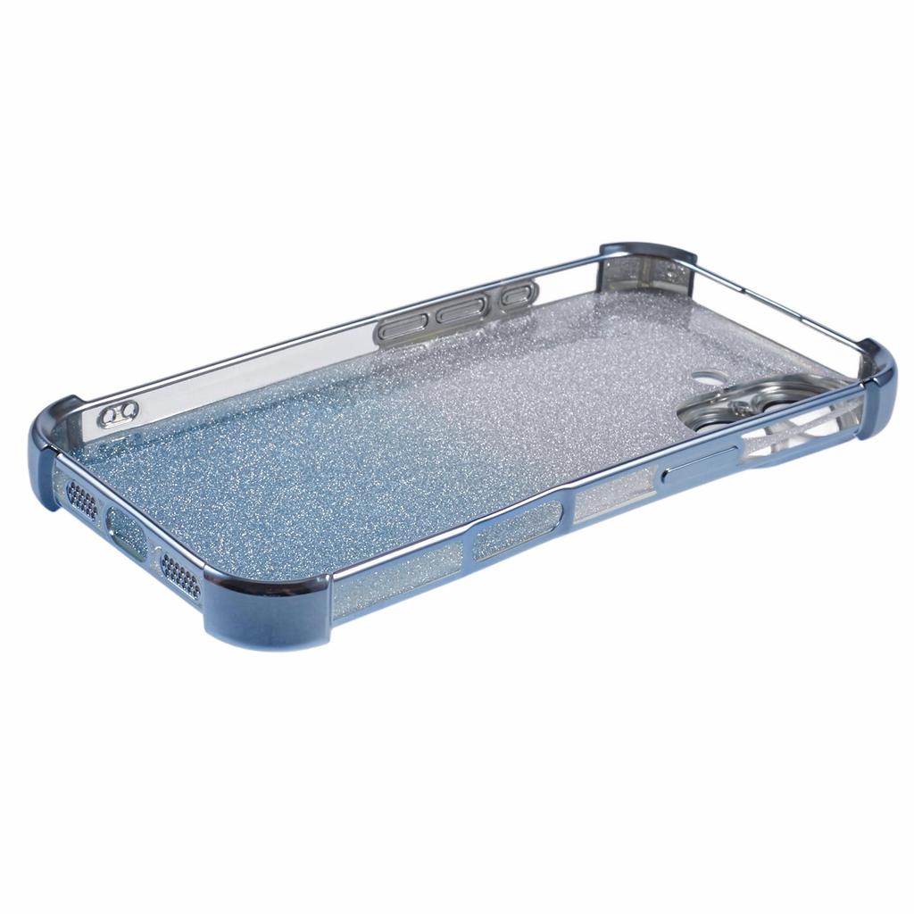 For iPhone 16 Plus Case Glitter TPU Phone Cover Reinforced Corners