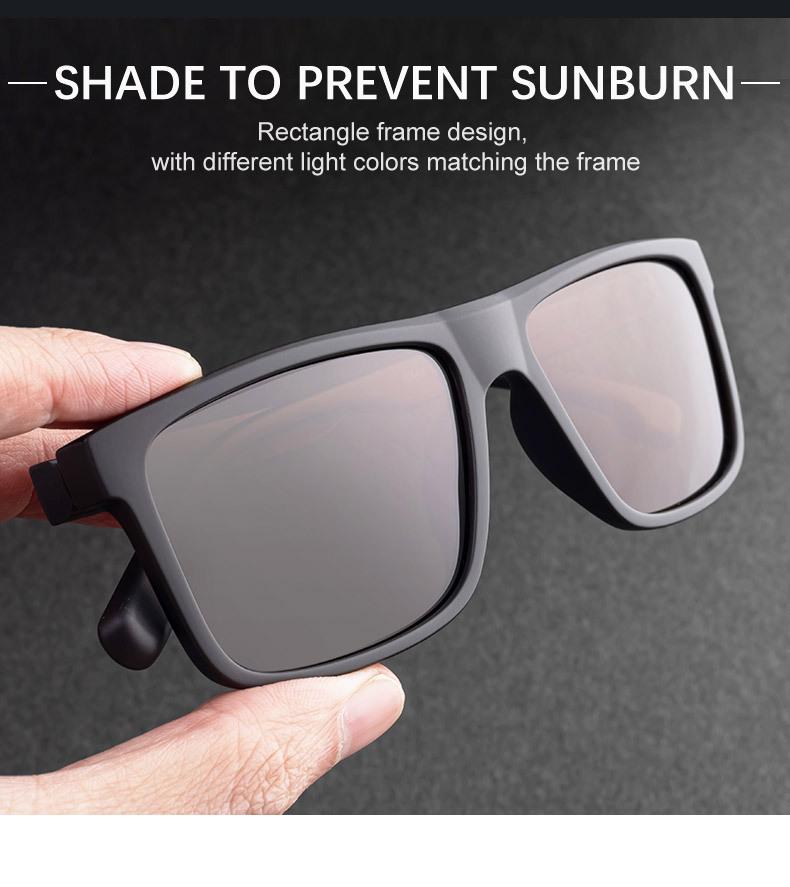 KAJILA Fashion 2025 Square Polarized Sunglasses for Men - Versatile Outdoor UV Protection