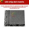64LED/256LED Red Display LED SMD Dot Matrix Advertising Screen Electronic Kit SMT Component Welding Practice Board DIY Parts