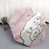 1pc Cinnamoroll Cupcake Automatic Folding Umbrella - Portable 3-Fold Design with Iron Frame, Perfect for Fans, Travel, Daily Use, and Festive Gifts.R0