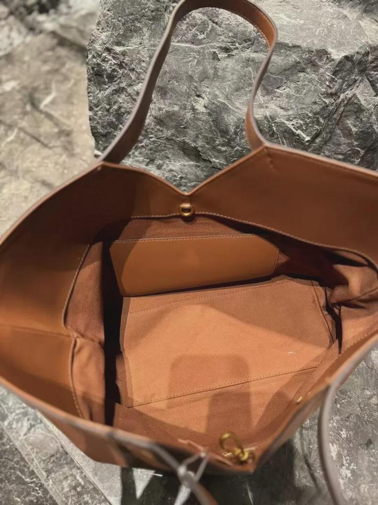 Yang Shulin Dámská kožená taška high-end: Stylová, velkokapacitní evropská a americká taška přes rameno