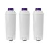 3-Piece DLSC002 ABS Water Filter for DeLonghi Coffee Makers, Replacement Filter Cores for Cafe Coffee Makers