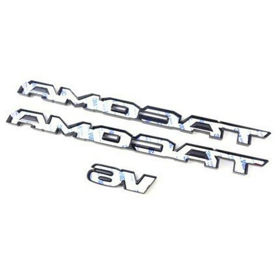 Toyota Tacoma 3D Emblem Cover Set for V6 4x4 SR5 Pickup Truck