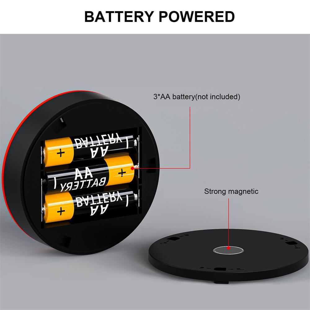 Wireless Art Display Led Painting Light RGB Color Battery Powered Puck Lamp with Remote Control Party Home Decoration
