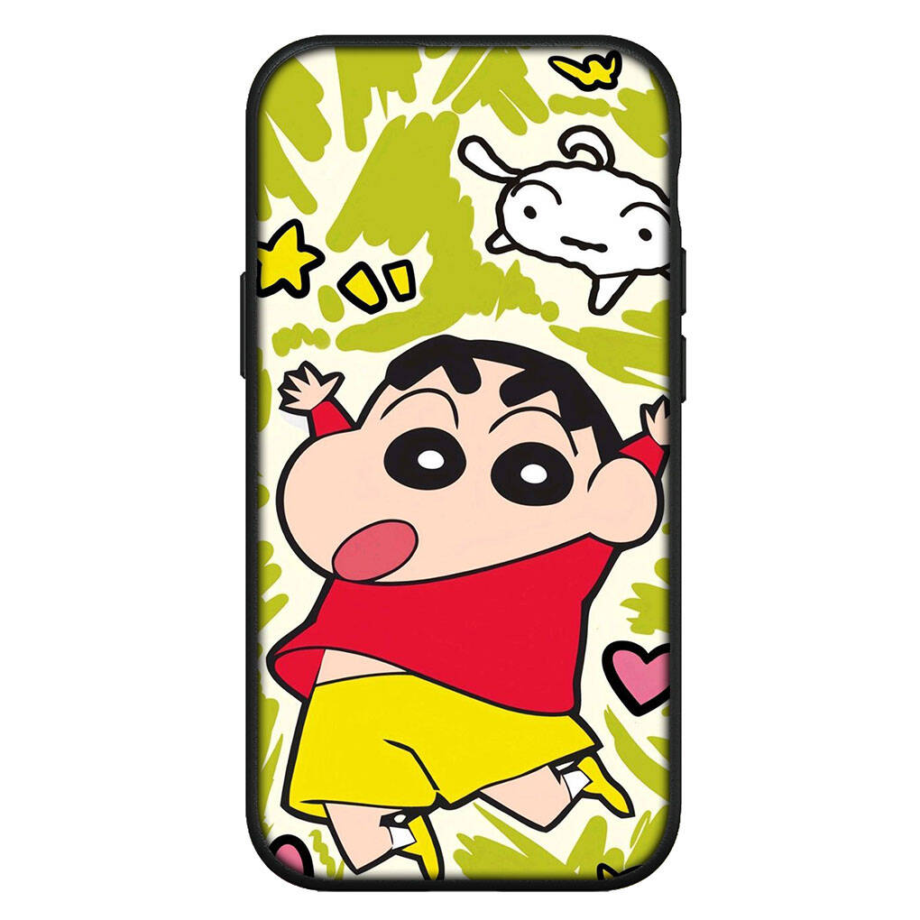 Cover for iPhone 17 16 15 Xiaomi Poco Redmi Note 14 13 12 X Pro Max Samsung Galaxy S25 S24 S23 OPPO Huawei Comics Crayon Shin Chan Shinchan Phone Case