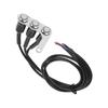 Motorcycle Handlebar Switch LED ON OFF Button IP65 Waterproof for Headlight Horn Turn Signal