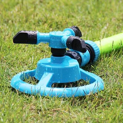 3-Arm Lawn Sprinkler Adjustable 360-Degree Rotating Garden Sprinkler Large Area Coverage Sprinkler for Yard Watering Kids Pets Playing