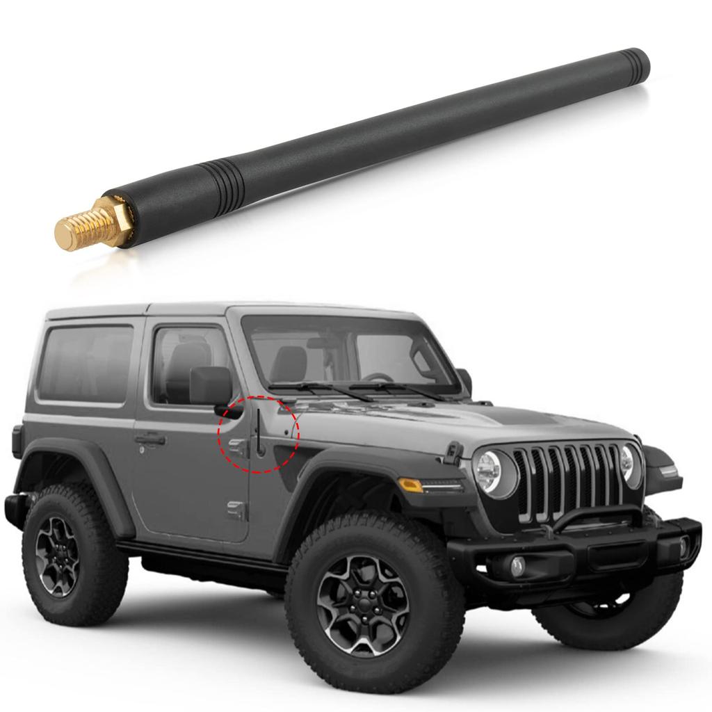 Jeep Wrangler Car Antenna 13" Door Antenna Decoration Replacement Antenna Antenna for Jeep Wrangler