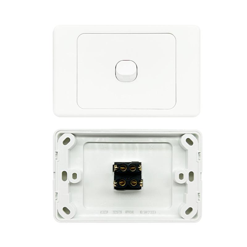 

Fiji-Style Double Pole Double Throw Concealed Wall Switch & Socket Panel (Australian Standard)