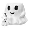 Ghost Walking Dog Bucket Candy Bowl Holder Bucket Large Capacity Indoor Outdoor Halloween Planter Pot Decor