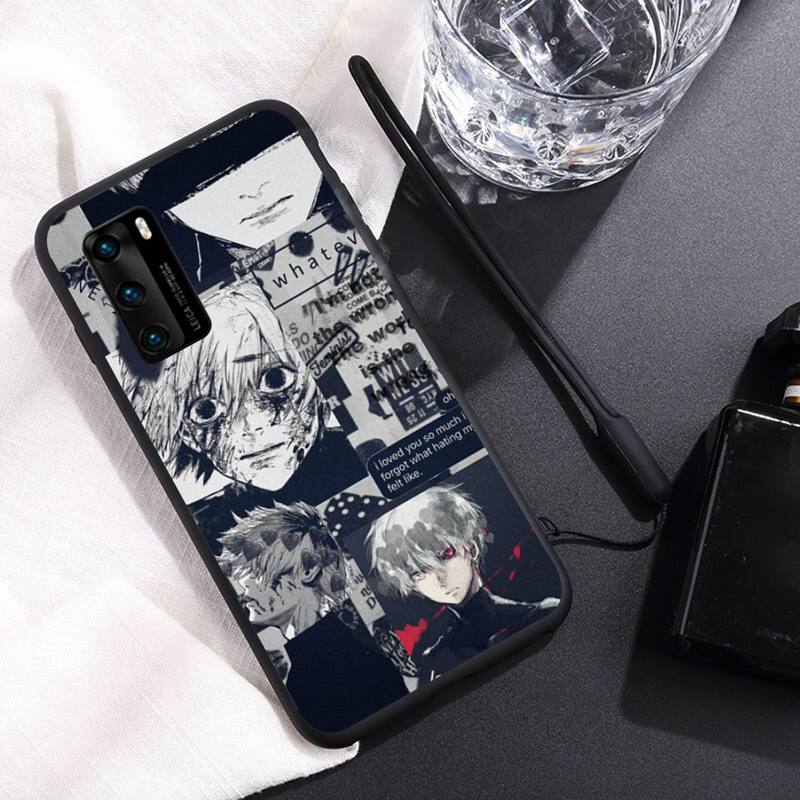 Japan Tokyo Ghoul Phone Case For Huawei Y6 Y7 Y9 Prime 2019 Y9s Mate 10 20 40 Pro Lite Nova 5t Silicone Cover