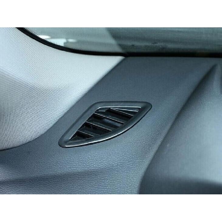 For BMW X2 F39 2018- Black Wood Grain Dashboard Upper Air Outlet Vent Trim