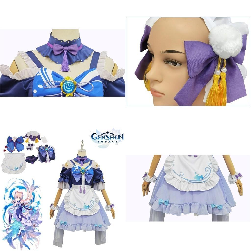 Elegant Kokomi Sangonomiya Cosplay Costume From Genshin Impact