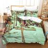 3D Bikini Series Pattern Bedding Set Sexy Beauty Pattern Quilt Cover and Pillow Case 2/3 Pieces Full Size Home Decoration for Homeboy Room