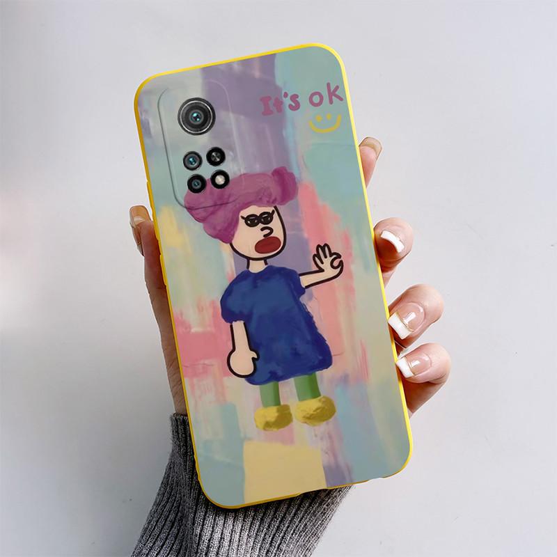 For Xiaomi Mi 10T Pro Case For Xiaomi Mi10T Cover Cartoon Shockproof TPU Silicone Soft Phone Cases For Xiaomi Mi 10T Pro Fundas