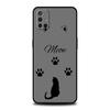 Phone Case For OnePlus 13 12 11 10 9 Pro 9T 13R 12R 10R 9R 9RT 10T 8T 8 Nord 2T CE 2 3 5G N200 N30 Cover Cat Line Black Cats