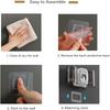 Toothbrush Holders for Bathrooms Toothbrush Holder Wall Mounted Toothpaste Dispenser for Kids Automatic Tooth Brushing Holder Ba