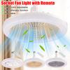 2 In 1 Indoor Ceiling Fan Lamps with Remote Control 360°Rotating E27/26 Living Room Bedroom Lighting LED Decorative Lights