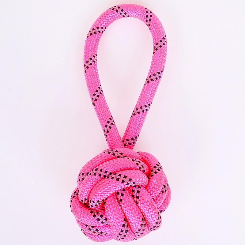 Dog Toy Cotton Ropes Woven Knot Dogs Toy Bite-resistant Knot Rope Toys for Dog Teeth Grinding Chew Proof Toys for Puppy Training