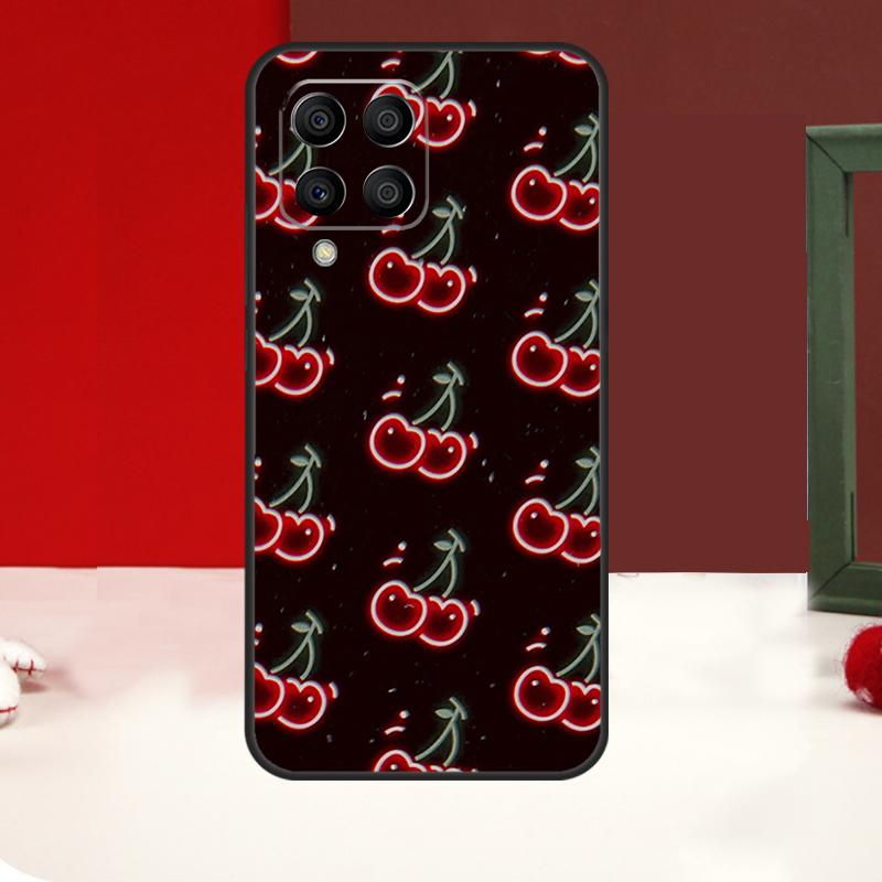 Cherry Pattern Case For Samsung Galaxy M14 M34 M54 M13 M53 M56 M52 M32 M16 M11 M21 M31 M35 M12 M15 M36 M55