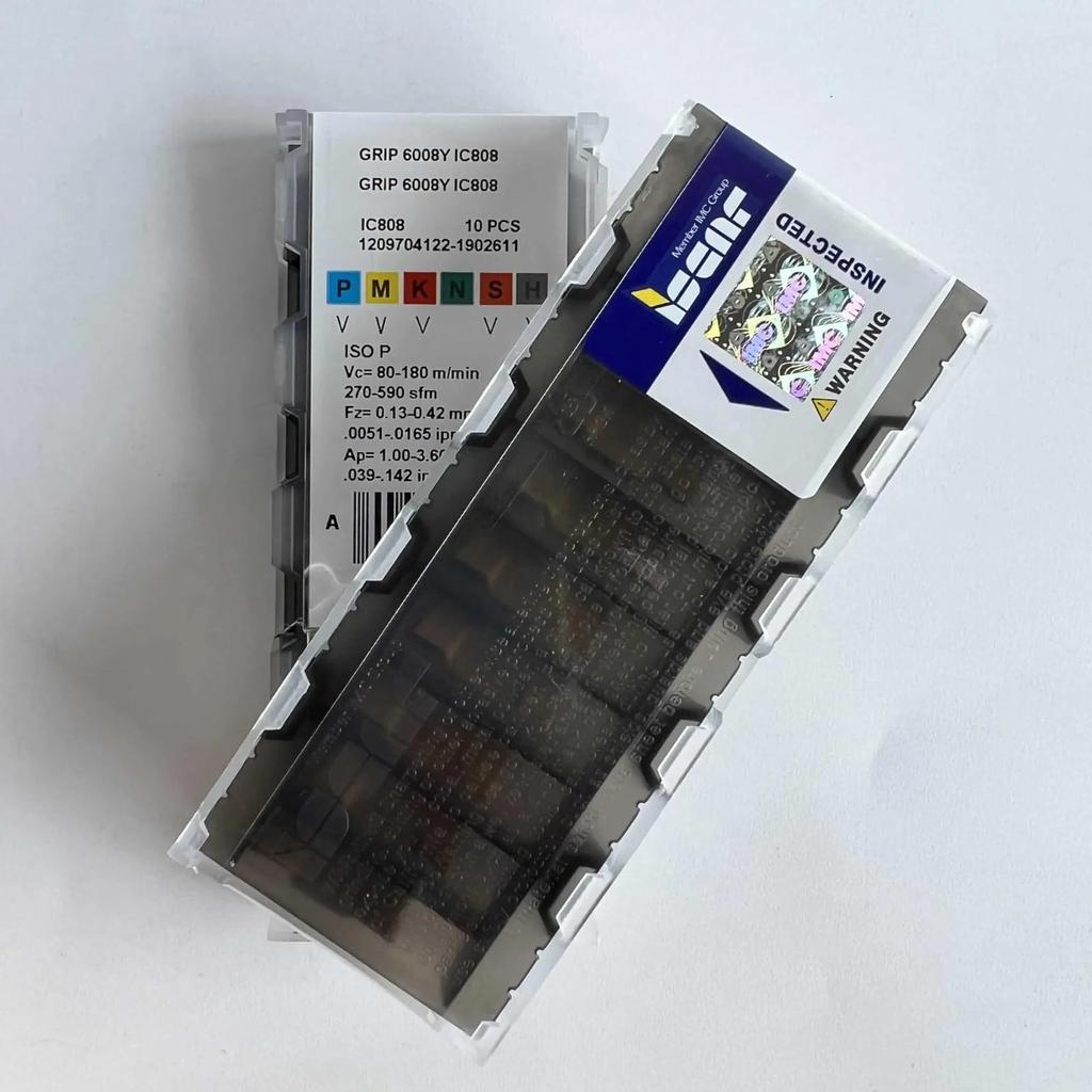 ISCAR / GRIP6008Y IC808 /Industrial Indexable Carbide Inserts 10 PCS