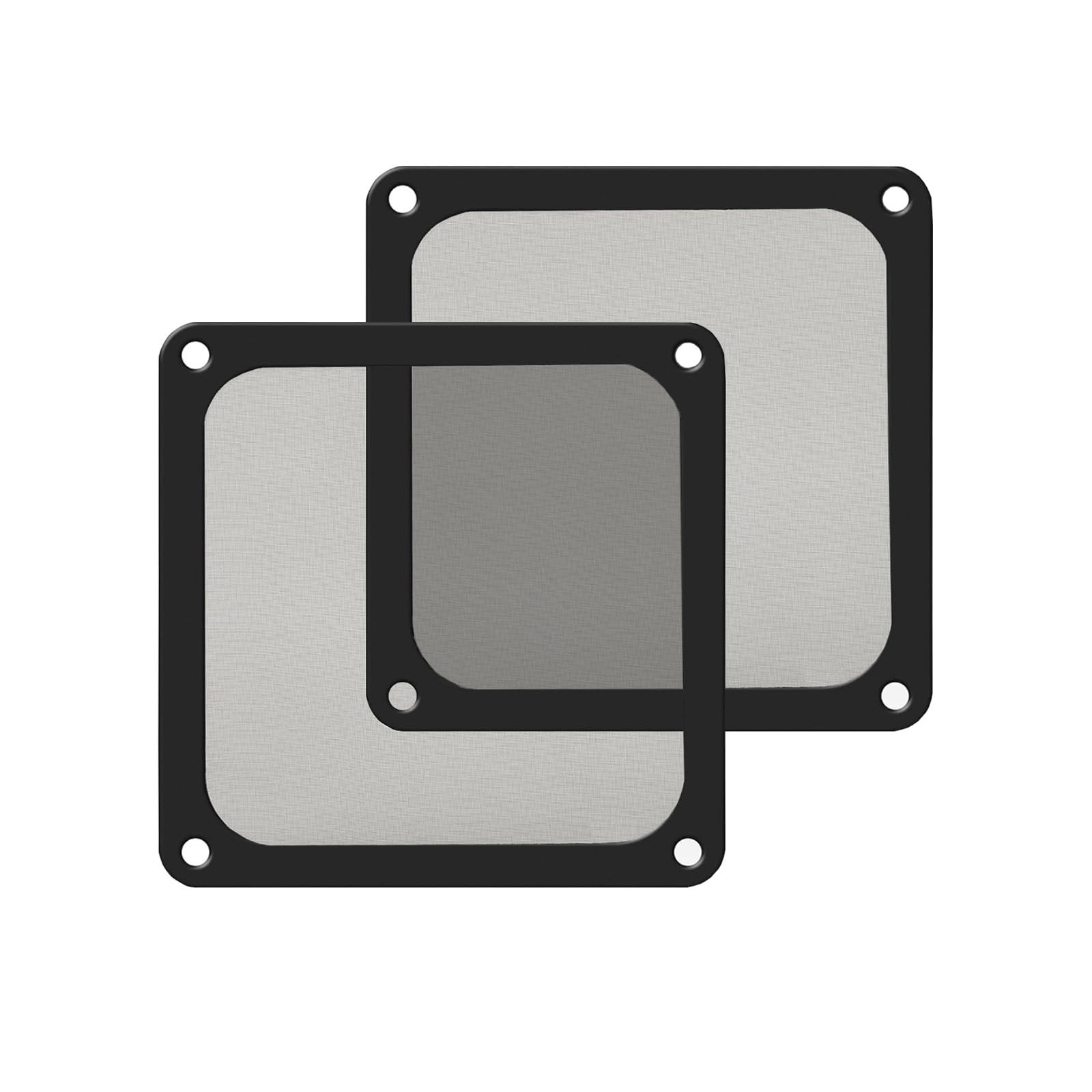 

PC Case Fan Dustproof Grill Mesh Replacement Fan Filter for 140mm Set of 2 PC Dust Filters 140x140mm Magnetic Frame Nylon Computer Case Cooler