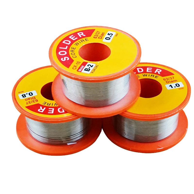 1 Pcs 50G Tin Wire Soldering Wire With Flux Melt Rosin Core Solder Roll No-Clean Electrical Repair Solder For Soldering