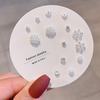Titanium Steel One-week Stud Earrings 1 Combination Korean Fringed Bow Ins Versatile Cute Earrings for Women
