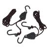 1/8 Inch Adjustable Hanging Rope Clip Tensioner Fixed Buckle Lights Lifting Awning Wind Rope 1Set Pulley Ratchets Camping Tool