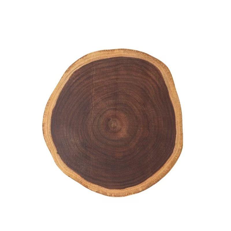 Tagliere e Tavola da Taglio in Legno Massello di Acacia: Vassoio da tè naturale e Pannello decorativo per fotografia