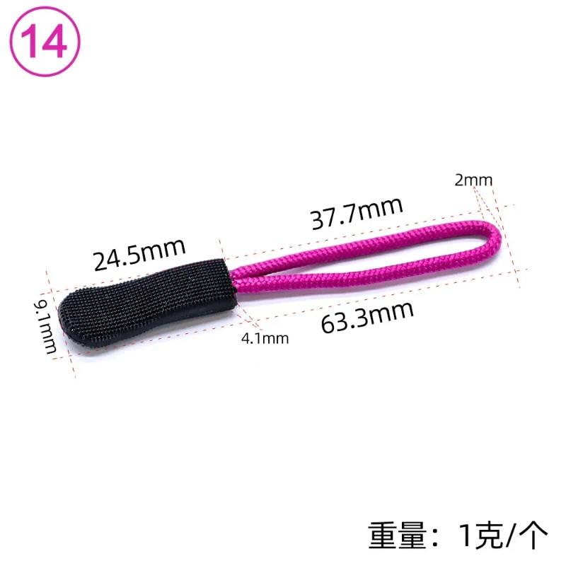 20Pcs TPU Environmentally Friendly Zipper Head Replacement Clip Broken Buckle Fixer Zip Cord Bag Suitcase Tent Zipper Head
