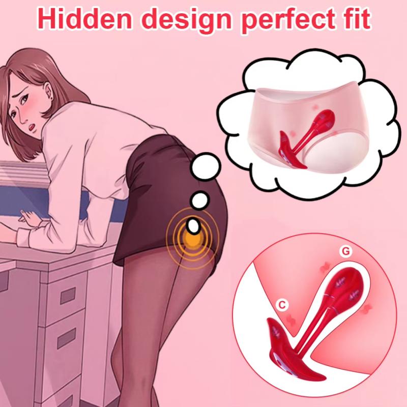 Wearable Vibrator APP Remote Control Panty Vibrating Jumping Egg G-spot Clitoris Breast Nipple Stimulator Female Masturbation