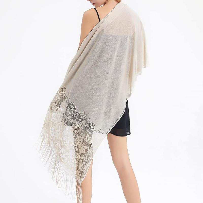 Bass Tie Shale Fashion Hair Head Women Cachecol Elegant Respiable Outdoor Lady Lady Wedding Accessories Photo