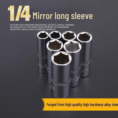 Green Forest 6.3mm Hexagonal Socket/Wrench Sleeve Set with 1/4 Socket Head Ratchet Wrench.