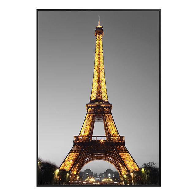 Modern Building Landscape Wall Art Pictures Canvas Painting Paris Eiffel Tower Poster For Living Room Wall Decorative Home Decor