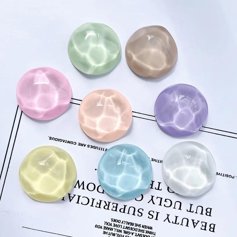 

8 шт. Круглые прозрачные водные волны узор Магнит на холодильник Po Настенная доска объявлений Доска объявлений украшение Магнитные наклейки