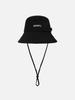 BARREL Basic Wide Beach Hat Black (B6Suacp007Blk)