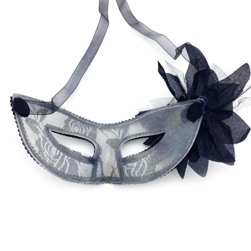 New Sexy Ladies Masquerade Ball Lace Mask Venetian Party Eye Mask Lace Up Carnival Fancy Dress Costume Sexy Party Decor
