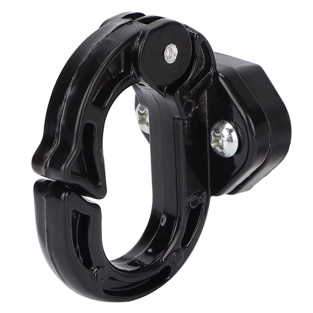 Motorcycle Front Claw Hanger Luggage Helmet Bag Hook Alloy Steel Aluminum 12kg Load Bearing for Electric ScooterBlack