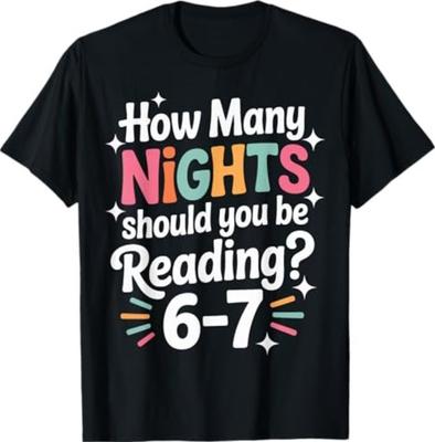 Lustiges Lesen 6 7 Sechs Sieben Meme Englischlehrer Buchliebhaber T-Shirt Unisex T-Shirt